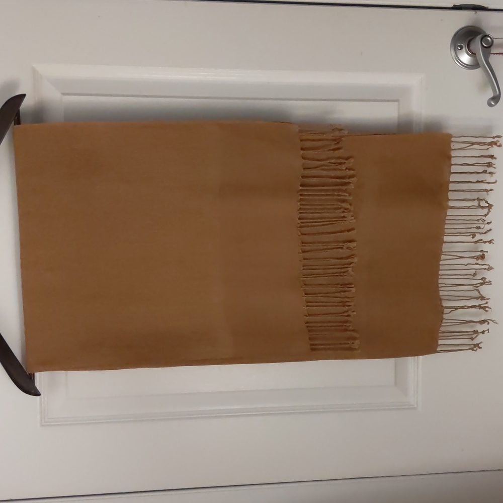 Camel Colored Fashion Scarf